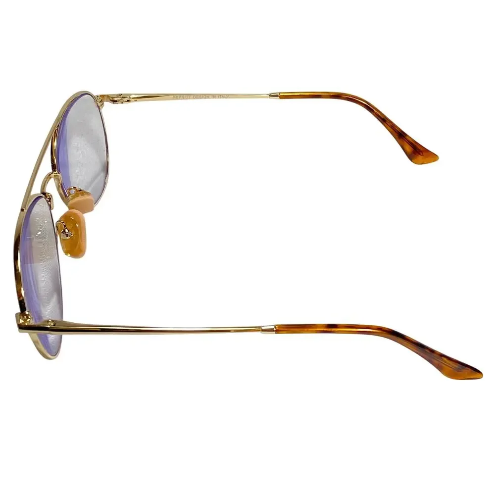 Ray-Ban RBPILOT RB6456 Gold Aviator Eyeglasses Frames Only 54-17-140 Italy